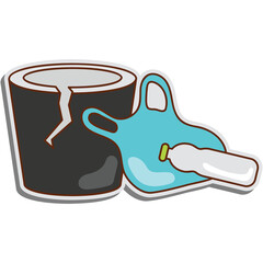 Plastic Waste Sticker