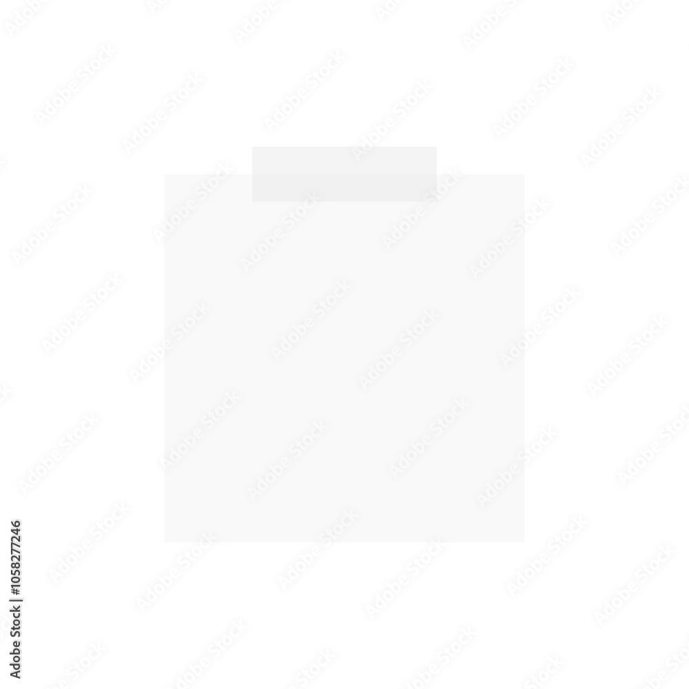 Poster note paper with transparent tape