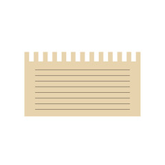 Brown note book sheet