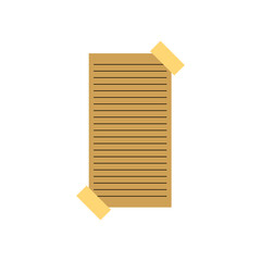  Brown paper with tape