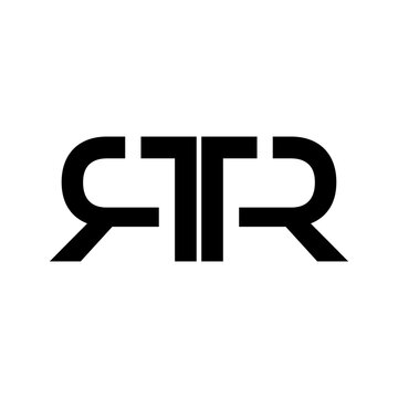 Letter R T R logotype design PNG