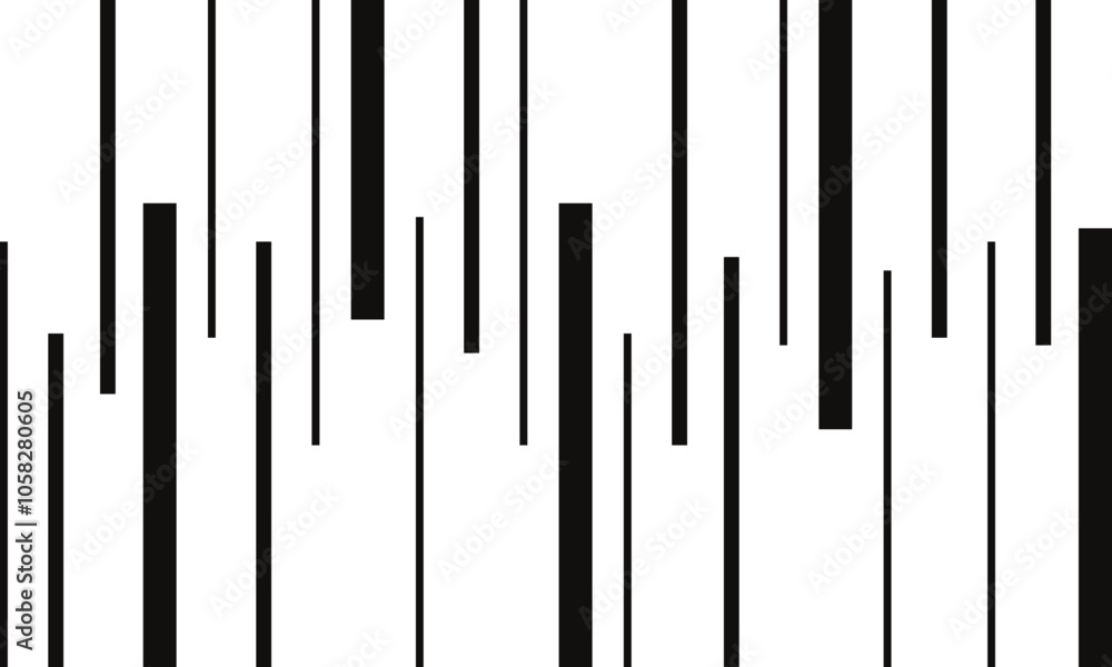 Poster abstract parallel irregular line pattern suitable for banner, poster.