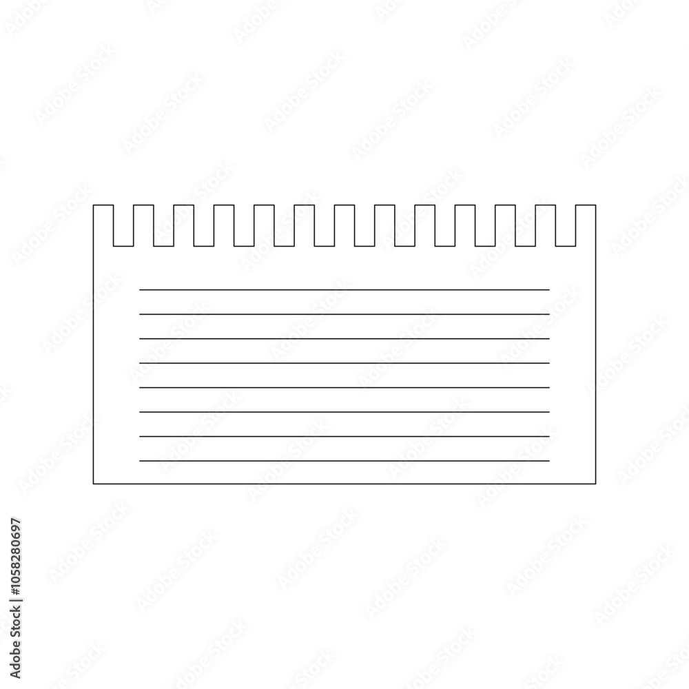 Poster notebook sheet