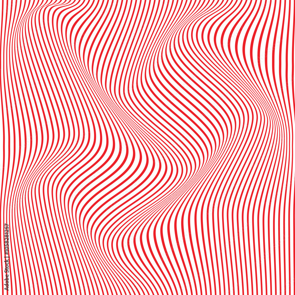 Poster abstract red vertical slanting wave line pattern suitable for banner, poster.