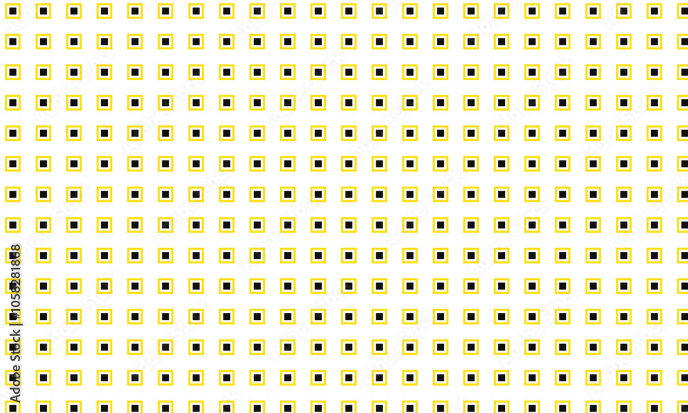 Poster abstract black yellow rectangle grid pattern suitable for banner, poster.