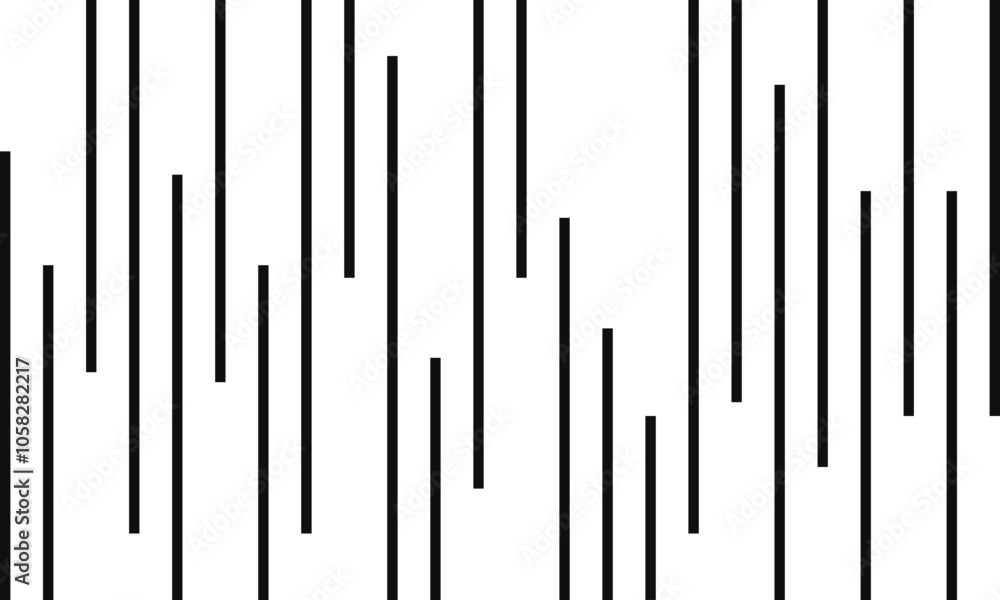 Aufkleber abstract vertical irregular line pattern suitable for banner, poster.