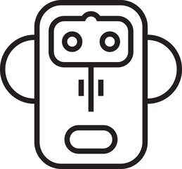 Fototapeta premium Robot Head Avatar