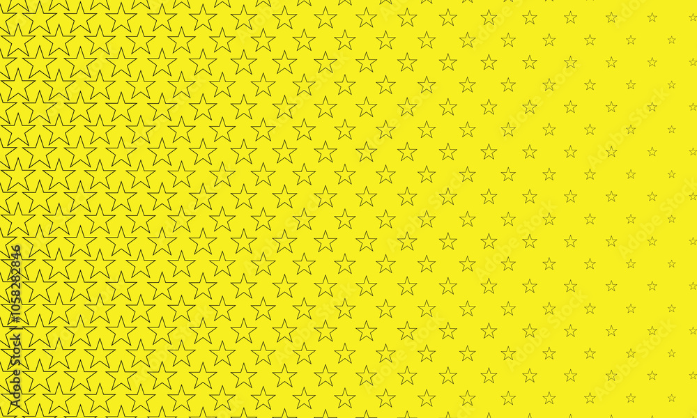 Poster abstract big to small outline star pattern suitable for banner, poster.