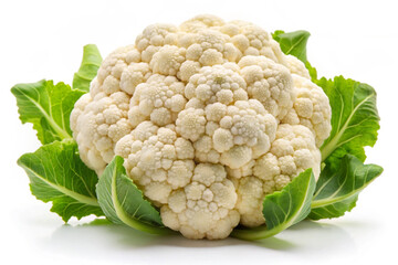 Cauliflower,isolated on white background