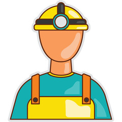 Coal Miner Sticker