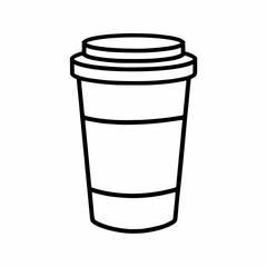 Coffee cup line icon. Icons for web and apps.