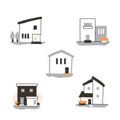 モダンな家５点セット