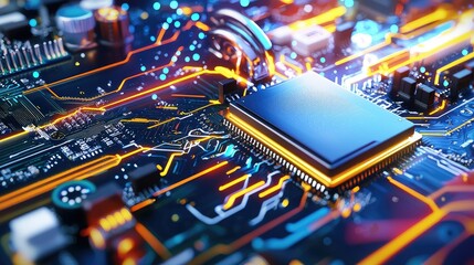 Exploring the intricate details of a gpu a closeup on performance features and specifications