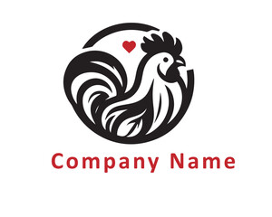 The rooster crows at dawn