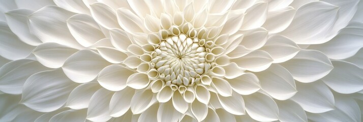 A close-up of a delicate, layered white flower showcasing intricate petal patterns.