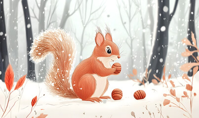 Joyful Christmas and New Year Collection: Santa, Festive Animals, Whimsical Decorations, Cozy Holiday Scenes, and Playful Winter Elements on White Background