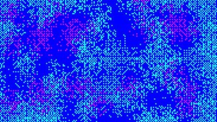 Blue pixelated background