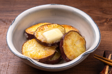 さつまいもの塩こうじバター