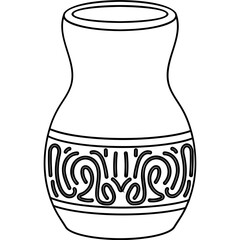 Antique Flower Vase Icon