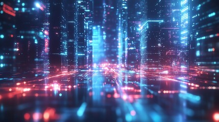 Obraz premium The demand for AI-driven solutions is accelerating digital transformation across industries.