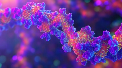 A digital representation of AlphaFold, the protein