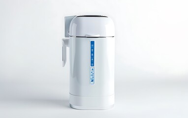 Obraz premium Water purifier isolated on white background. 3D rendering.
