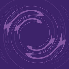 Purple Abstract Spinning Fluid Lines, Flat Styled Background