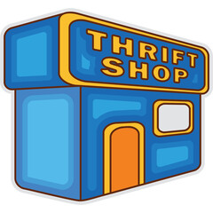 Thrift Shop Sticker