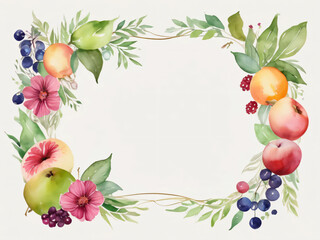 Beautiful wedding invite featuring delicate flowers.