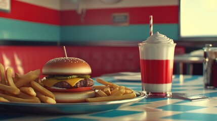 Classic Diner Meal