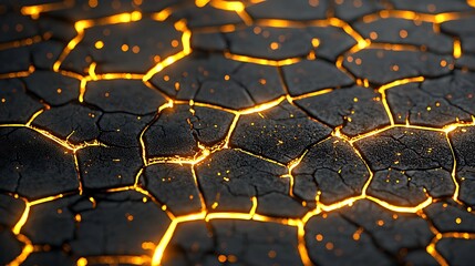 Abstract Golden Bars with Holographic Cracks