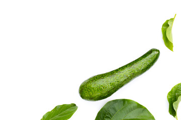 Long avocado fruit, Fresh long neck avocado