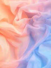 Fototapeta premium Pink and blue fabric close-up