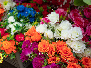 bunch of flowers, Traditional market