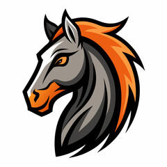 horse head silhouette