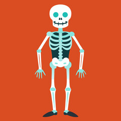 skeleton with a skeleton