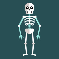 skeleton with a skeleton