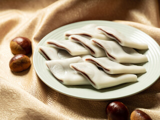 Korean traditional food rice cake	