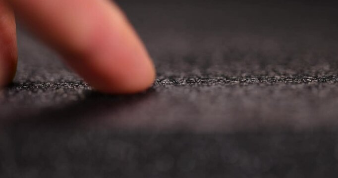 foam material for insulation of buildings and packaging of goods, soft black foam material for construction and storage