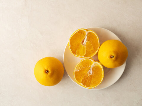 Hallabong , Citrus reticulata 'Shiranui'