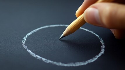  close up hand write on a screen