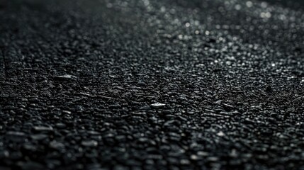 Black asphalt background or texture