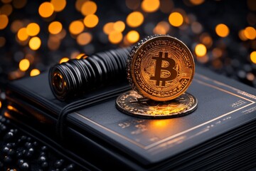 Fantasy-inspired scene of a golden debenture certificate with glowing seals, capturing the magical value and trustworthiness of secure investment, symbolizing wonder and security