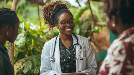 African American doctors are developing a platform for sustainable health care. by integrating environmentally friendly practices into medical services for remote communities
