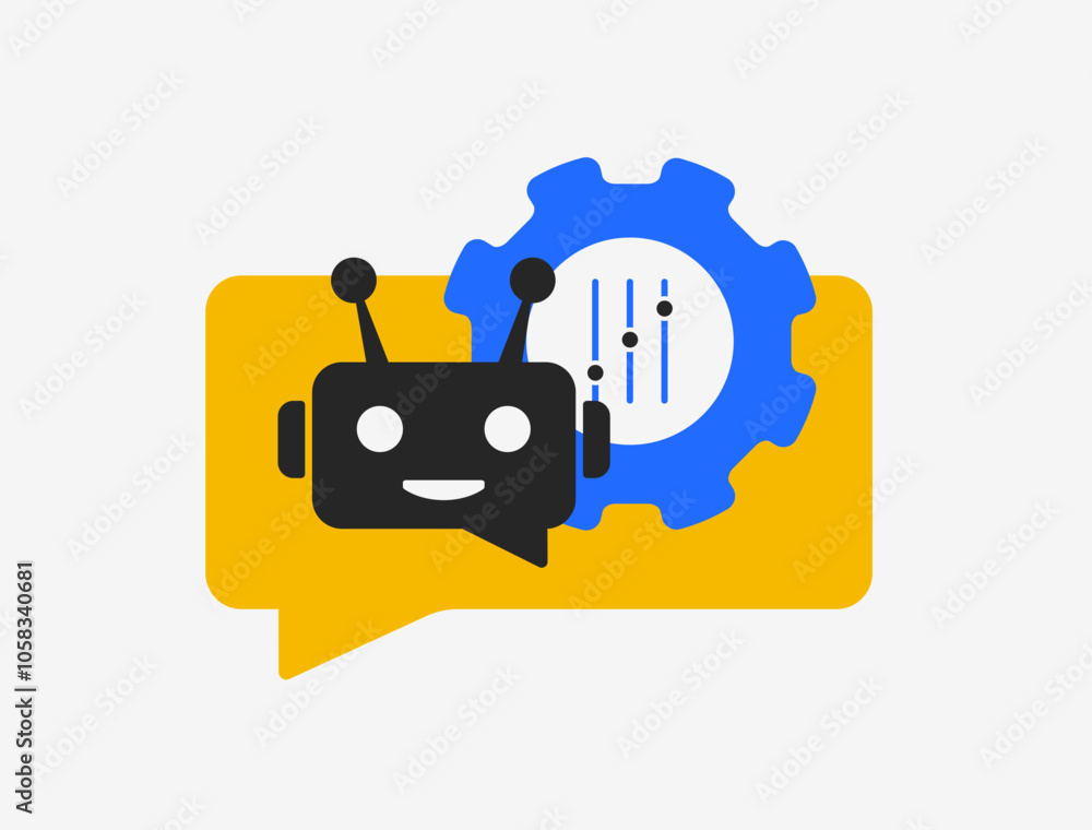 Fototapete ai chatbot integration in customer service boosts response times and customer satisfaction by automa