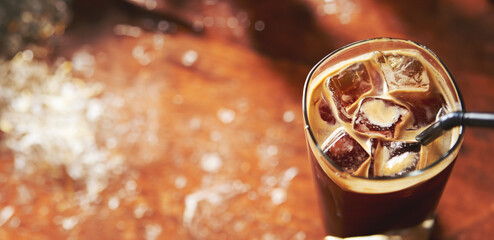  Iced Americano in a cup
