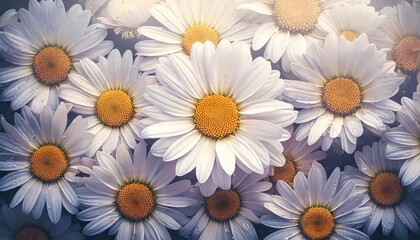  Daisy flower background. 