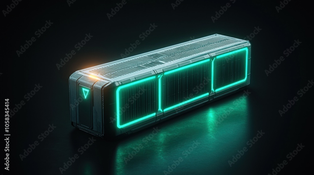Poster exploring the future of transportation isolated hydrogen train in a high-quality studio setting with