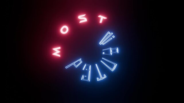 most wanted text animation
