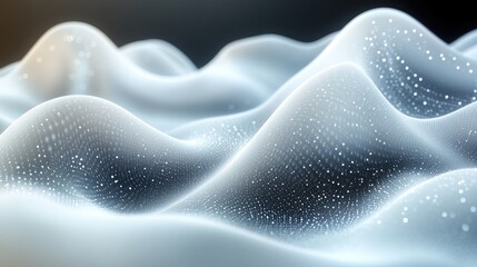 Obraz premium Abstract 3D Digital Landscape